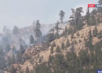 Υπό έλεγχο η φωτιά στη Βάλια Κάλντα – Καίει σε απόκρημνο, δύσβατο σημείο (video)