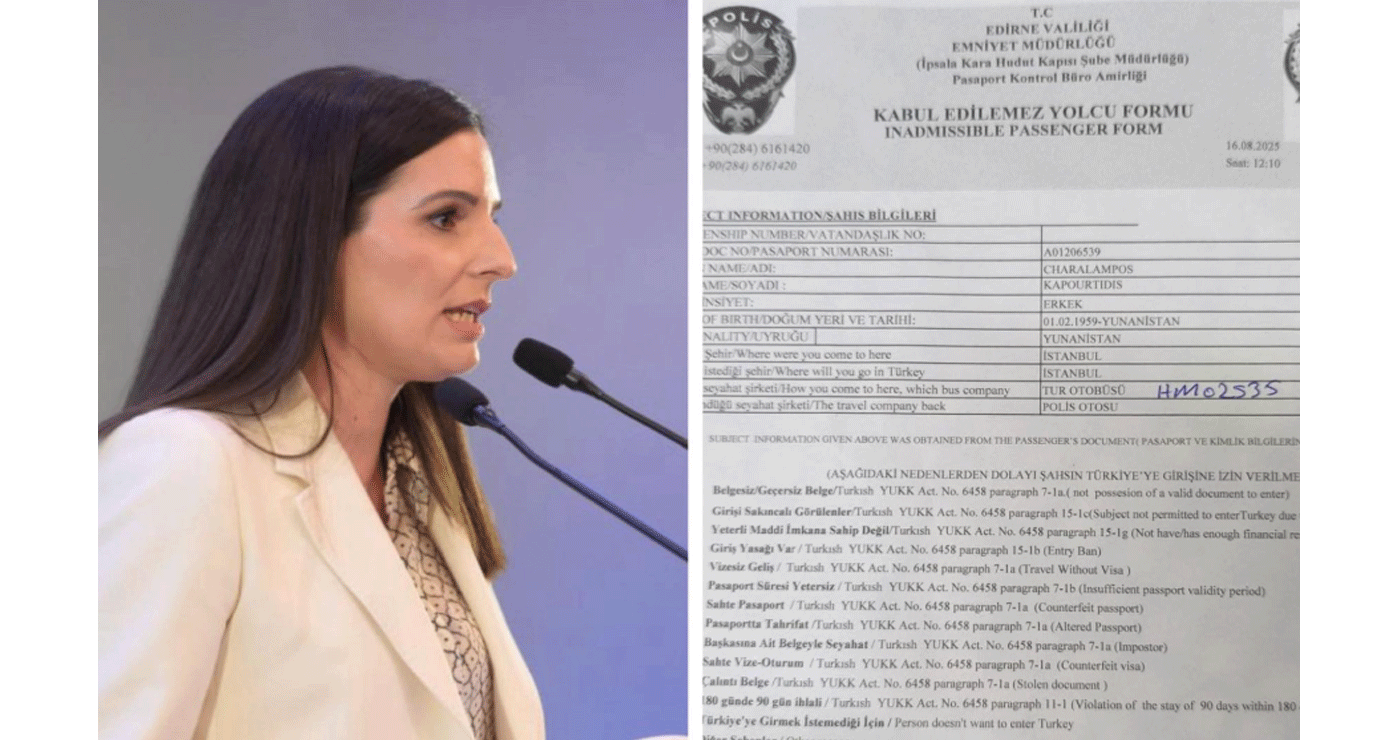 Όλγα Μαρκογιαννάκη: Η απαγόρευση εισόδου στην Τουρκία για τον Μπάμπη Καπουρτίδη είναι ακόμη ένα περιστατικό απαράδεκτου αποκλεισμού Ποντίων