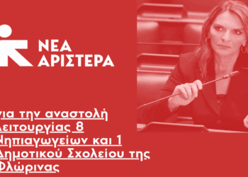 Π. Πέρκα: «Η αναστολή λειτουργίας 9 σχολείων στη Φλώρινα είναι αντανάκλαση του οξυμένου δημογραφικού και της ερήμωσης της περιοχής»