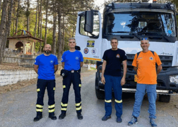 Περιπολίες στο λόφο του Αγίου Παντελεήμονα από την Πολιτική Προστασία και τα Σώματα Ασφαλείας λόγω κινδύνου πυρκαγιάς