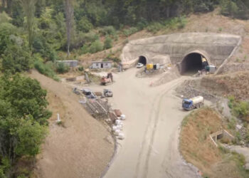 Σήραγγα Κλεισούρας: Δείτε την πρόοδο σε βίντεο από ψηλά με drone