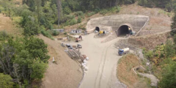 Σήραγγα Κλεισούρας: Δείτε την πρόοδο σε βίντεο από ψηλά με drone