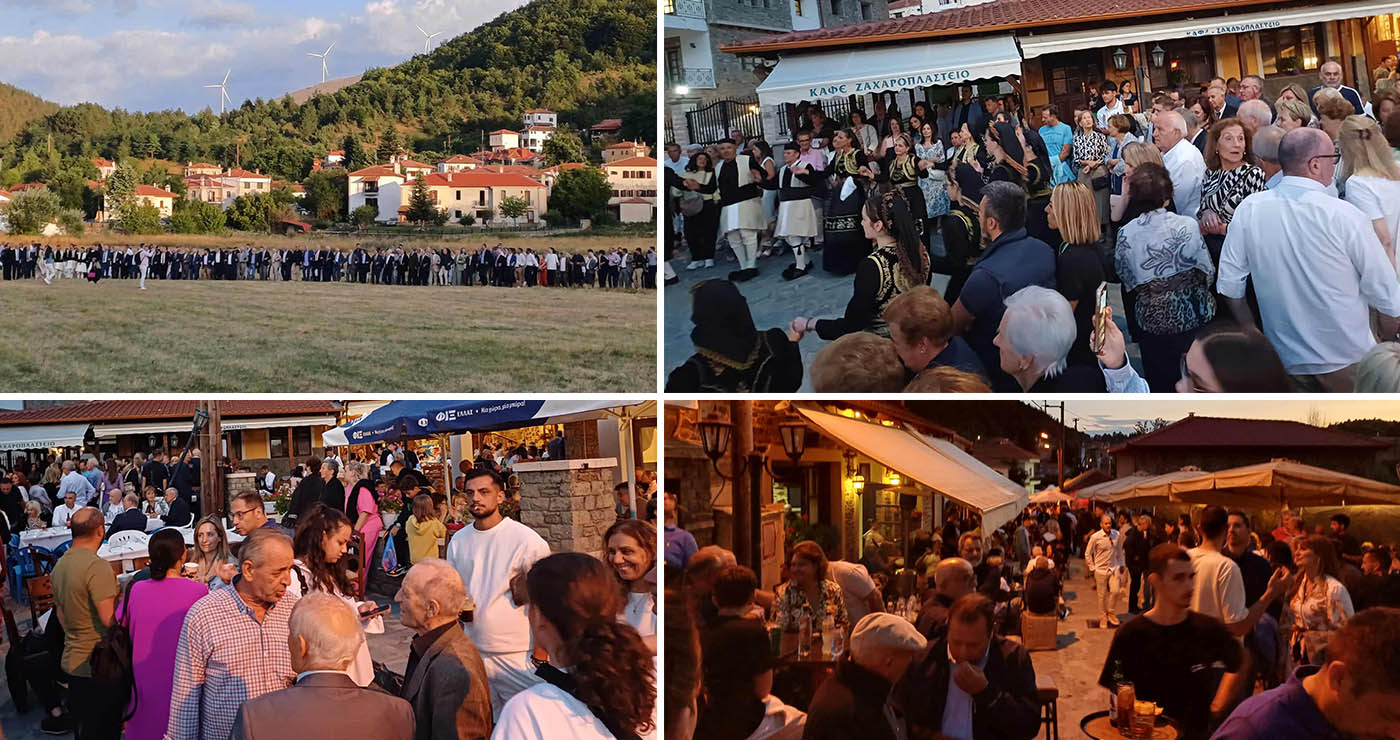 Η Βλάστη «βούλιαξε» τον Δεκαπενταύγουστο  – Ασφυκτικά γεμάτο το μπαλκόνι της Εορδαίας