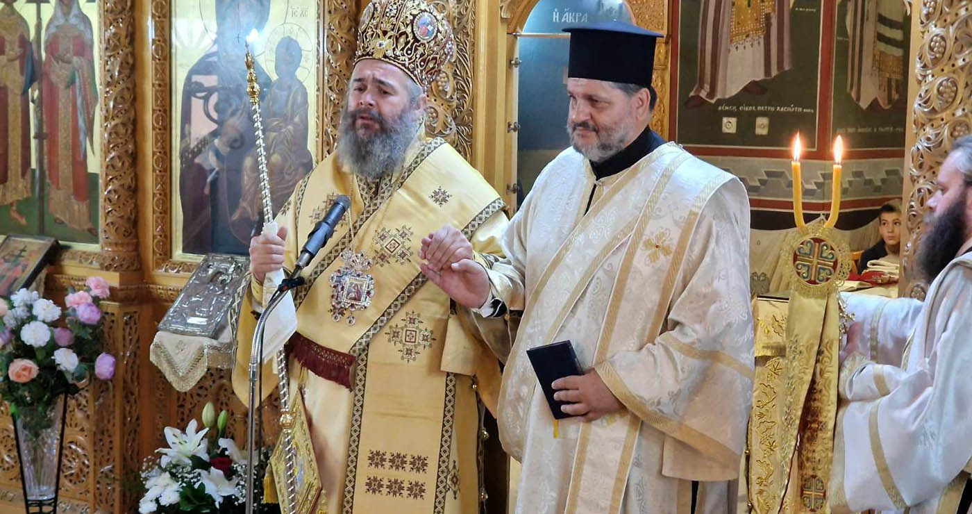 Με εκκλησιαστική λαμπρότητα η χειροτονία του π. Εμμανουήλ Μαυρογιάννη σε Διάκονο στον Ι.Ν. Αγίων Κωνσταντίνου και Ελένης Αμυνταίου