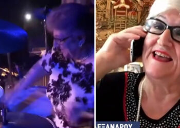 Viral ελληνίδα γιαγιά στο TikTok παίζει ντραμς και τρελαίνει τους πάντες