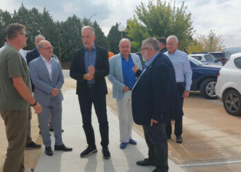 Στ. Καλαφάτης- Πτολεμαΐδα: «Το ΕΚΕΤΑ είναι βασικός πυρήνας του τοπικού οικοσυστήματος καινοτομίας» —	Ευ. Μπεκιάρης (Πρόεδρος ΕΚΕΤΑ): “Διπλασιάζουμε τις θέσεις εργασίας εντός τριετίας”