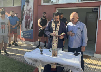 Αγιασμός για τη νέα αγωνιστική περίοδο στον Παλαιστικό Σύλλογο Πτολεμαΐδας! (ρεπορτάζ της Κούλας Πουλασιχίδου)
