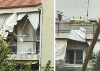 Πτολεμαΐδα: Πάνω από 200 σπίτια με σπασμένες τέντες, μετά τη Σαββατιάτικη κακοκαιρία