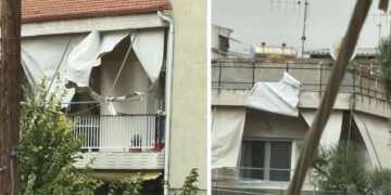 Πτολεμαΐδα: Πάνω από 200 σπίτια με σπασμένες τέντες, μετά τη Σαββατιάτικη κακοκαιρία 