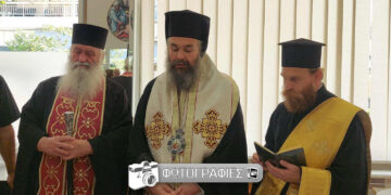 Αγιασμός  και  ευλογίες της Εκκλησίας από το Σεβασμιώτατο Μητροπολίτη κ.κ.Ειρηναίο, για την έναρξη  των  συσσιτίων  του “Καλού Σαμαρείτη” Πτολεμαΐδας (Ρεπορτάζ της Κούλας Πουλασιχίδου)