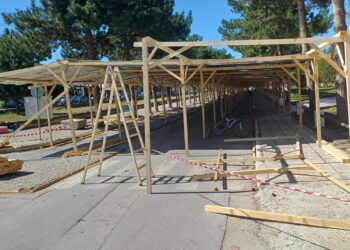 Ξεκίνησαν οι ετοιμασίες για τη μεγάλη εμποροπανήγυρη Αμυνταίου (Βίντεο + Φώτο)