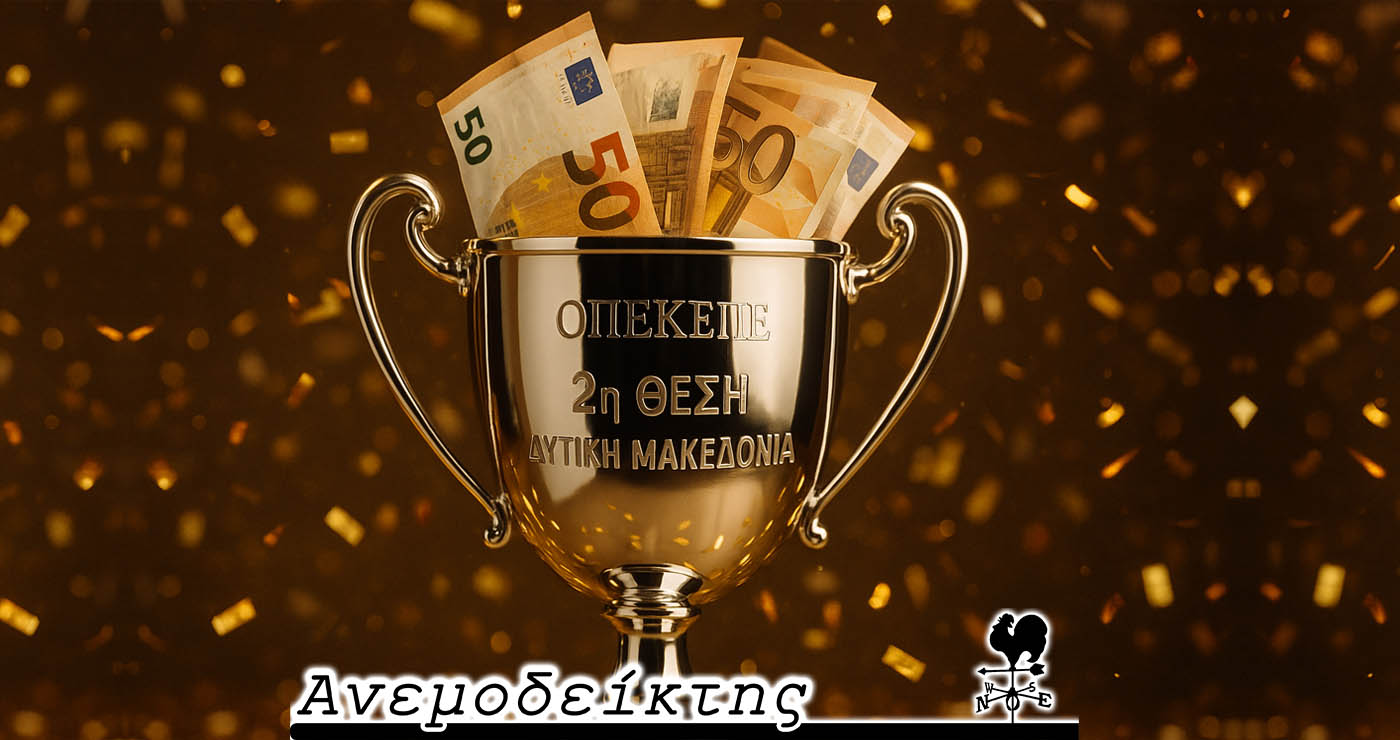 Στη δεύτερη, «τιμητική», θέση η Δυτ. Μακεδονία  στις παράνομες επιχορηγήσεις! – Ο Ανεμοδείκτης σχολιάζει (4/9)