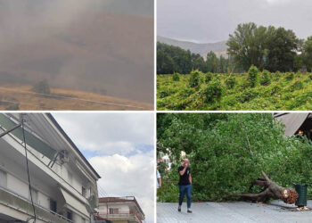 Σαββατοκύριακο «Αποκάλυψης» στη Δυτική Μακεδονία – Σφοδροί άνεμοι, πυρκαγιές και πάνω από 3.000 ξερικοί κεραυνοί