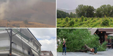 Σαββατοκύριακο «Αποκάλυψης» στη Δυτική Μακεδονία  – Σφοδροί άνεμοι, πυρκαγιές και πάνω από 3.000 ξερικοί κεραυνοί