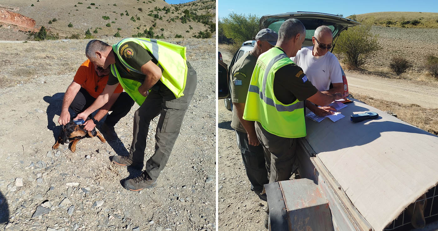 Εορδαία: Εντατικοί έλεγχοι σε κυνηγούς για άδειες, όπλα και τσιπ σκύλων