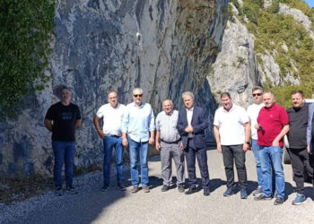 Αυτοψία Αμανατίδη στο έργο σύνδεσης της Δεσκάτης με τον Ε65 – Βελτιώσεις του οδικού άξονα στα Γρεβενά