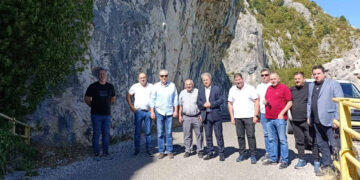 Αυτοψία Αμανατίδη στο έργο σύνδεσης της Δεσκάτης με τον Ε65 – Βελτιώσεις του οδικού άξονα στα Γρεβενά