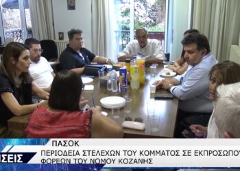 Κλιμάκιο του ΠΑΣΟΚ συναντήθηκε με τον Ιατρικό Σύλλογο Κοζάνης – VIDEO TOP CHANNEL