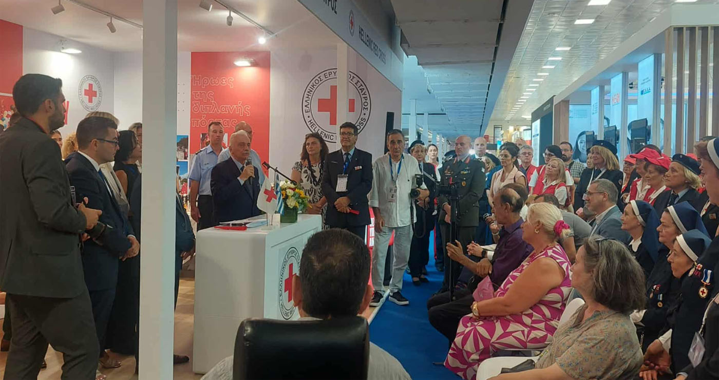 Το ηχηρό “κάλεσμα” για νέους Εθελοντές του Προέδρου του Ελληνικού Ερυθρού Σταυρού Dr Αντωνίου Αυγερινού, από τη ΔΕΘ! (Της Κούλας Πουλασιχίδου)