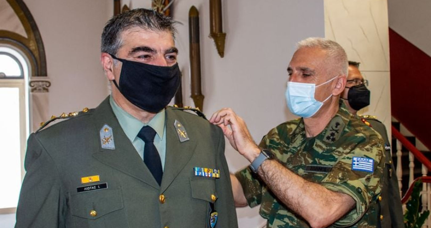 Ο Συνταγματάρχης Λιώτας Ιωάννης Διευθυντής Του Σώματος Έρευνας και Πληροφορικής του ΓΕΣ