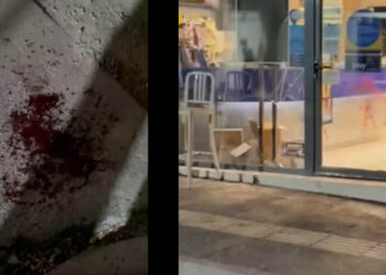 Αναστάτωση στο Αμύνταιο: Άντρας σε κατάσταση αμόκ έσπασε τζαμαρίες (Βίντεο)