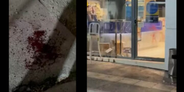 Αναστάτωση στο Αμύνταιο: Άντρας σε κατάσταση αμόκ έσπασε τζαμαρίες (Βίντεο)