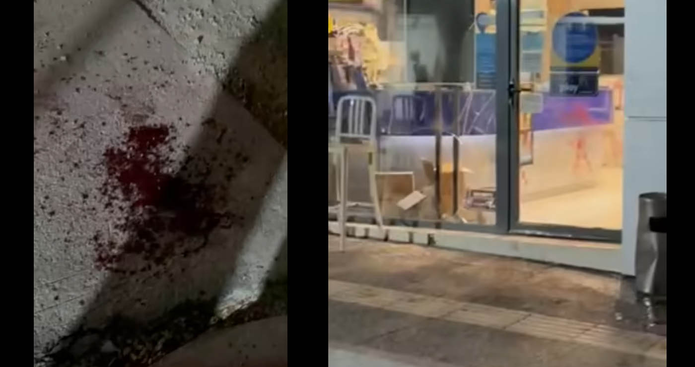 Αναστάτωση στο Αμύνταιο: Άντρας σε κατάσταση αμόκ έσπασε τζαμαρίες (Βίντεο)