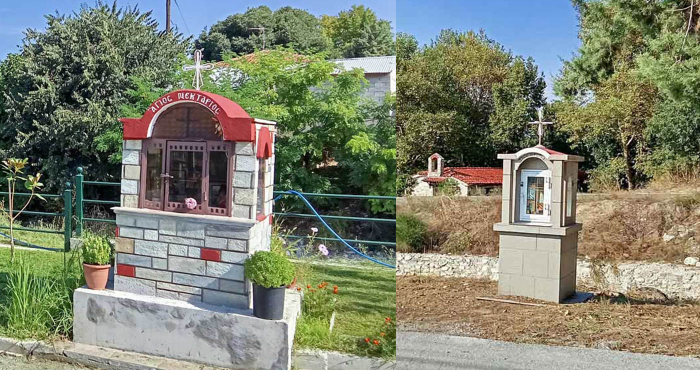 Βελβεντό: Προσκυνητάρια-πυρήνες φωτός στον Περιφερειακό δρόμο (του παπαδάσκαλου Κωνσταντίνου Ι. Κώστα)