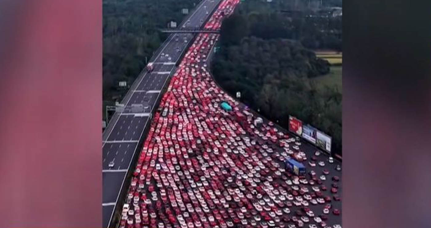 Κίνα: Το μεγαλύτερο μποτιλιάρισμα όλων των εποχών – Πόσες ώρες κράτησε (Βίντεο)