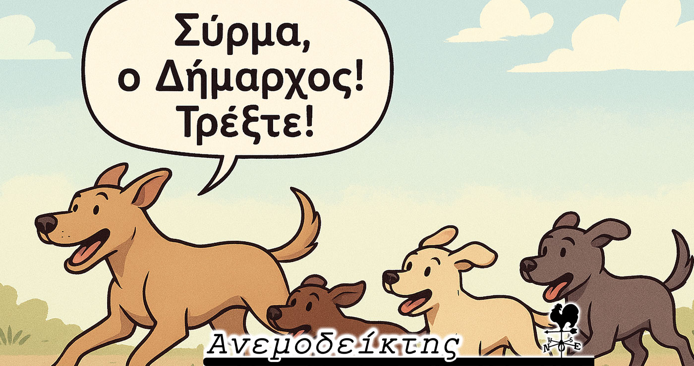 Όταν ο Δήμαρχος αναλαμβάνει να λύσει το πρόβλημα των αδέσποτων… – Ο ΑΝΕΜΟΔΕΙΚΤΗΣ σχολιάζει