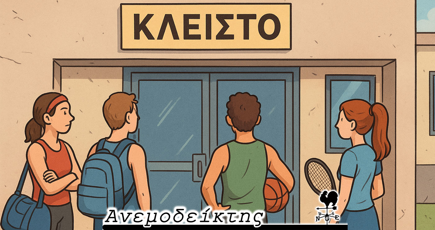 Όταν οι κλειστές αθλητικές εγκαταστάσεις  παραμένουν… κλειστές!