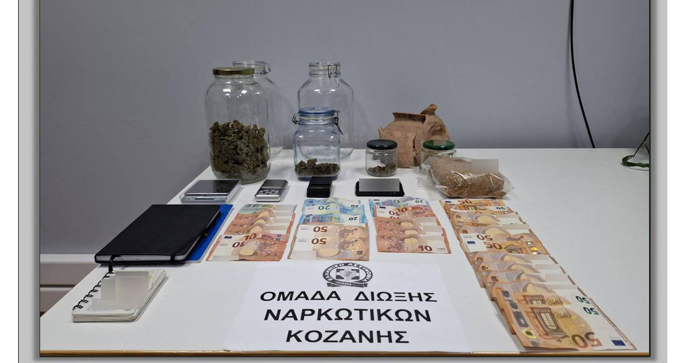 28χρονος κουβαλούσε διάφορα ναρκωτικά, τμήματα πήλινου αμφορέα και αδασμολόγητο καπνό στην Κοζάνη – Συνελήφθη από την Αστυνομία