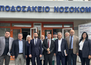 Η ενίσχυση του Μποδοσάκειου στο επίκεντρο επίσκεψης Περιφερειάρχη & Διοικητή 3ης ΥΠΕ στο Νοσοκομείο
