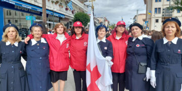 Εντυπωσιακή συμμετοχή του ΠΤ του Ελληνικού Ερυθρού Σταυρού Πτολεμαΐδας στον εορτασμό της Εθνικής Επετείου της 28ης Οκτωβρίου