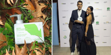 Ασημένιο βραβείο για το καθαριστικό προσώπου της Etheleo στα Best In Pharmacy Awards