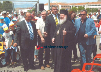 Από τα εγκαίνια λειτουργίας του Πάρκου Κυκλοφοριακής Αγωγής στην Πτολεμαϊδα το 2003 (;) – Από τη στήλη του Γ. Καζαντζή στον ΠΑΛΜΟ