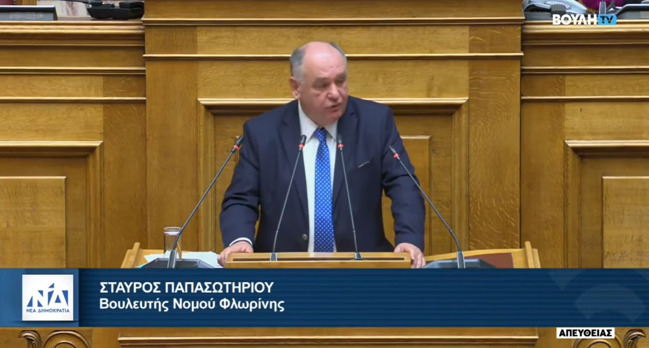 Στ. Παπασωτηρίου: Χαμός στη Βουλή με τη φράση “ηλίθια ψέματα” σε ομιλία του – Τη διαγραφή της από τα πρακτικά ζήτησε ο προεδρεύων