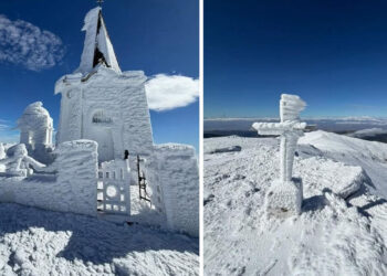 Βόρας: Εκεί που ο ουρανός αγγίζει τη γη – Εκπληκτικές χιονισμένες εικόνες στα 2.524 μ.