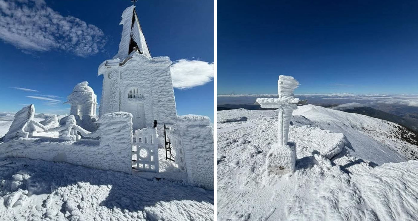 Βόρας: Εκεί που ο ουρανός αγγίζει τη γη – Εκπληκτικές χιονισμένες εικόνες στα 2.524 μ.
