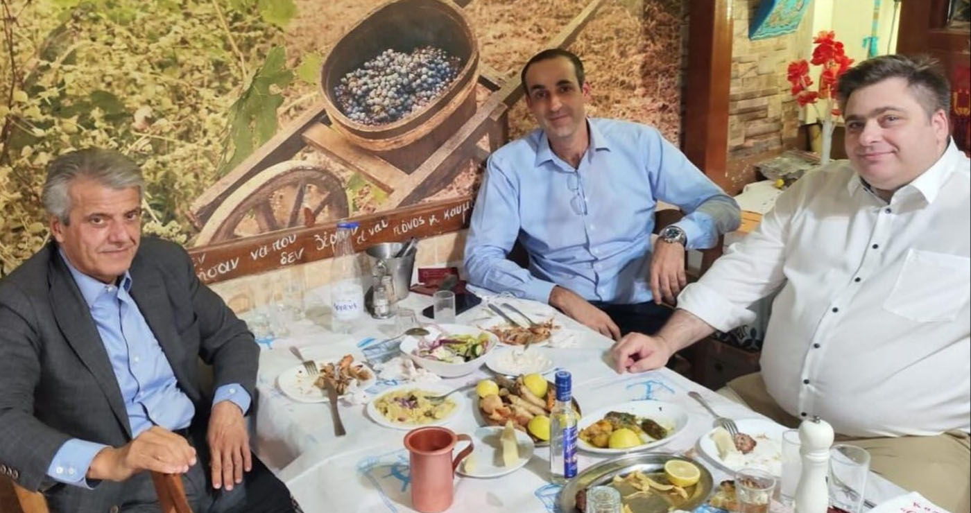 Βουτσινάς, Δημητριάδης και Δασκαλάκης σε χαλαρή έξοδο στα Καμίνια