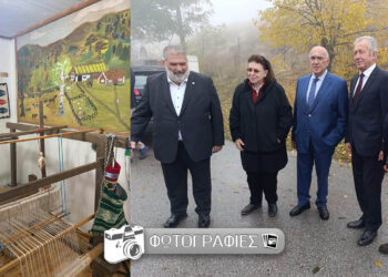 Βλάστη: Η Λίνα Μενδώνη εγκαινίασε το Κέντρο Υφαντικής Τέχνης στο Παλαιό Σουηδικό Εργοστάσιο – Μοχλός πολιτιστικής και τοπικής ανάπτυξης