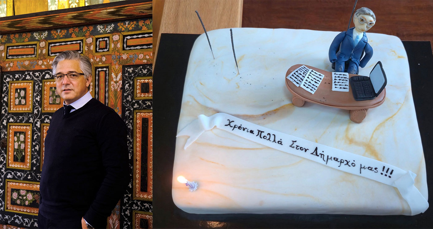 Βόιο: Η πρωτότυπη τούρτα γενεθλίων – έκπληξη που έκαναν στον Δήμαρχο Χρήστο Ζευκλή