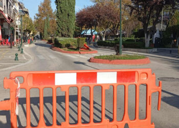 Πτολεμαΐδα: Κομμένο στα δύο το κέντρο της Πτολεμαΐδας λόγω εργασιών  –	Κλειστό τμήμα της 25ης Μαρτίου από το πρωί της Δευτέρας