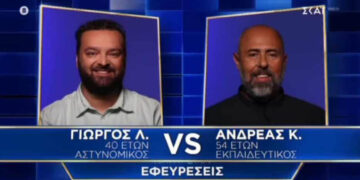 O Πτολεμαϊδιώτης Γιώργος Λόφτσαλης στο τηλεπαιχνίδι The Floor