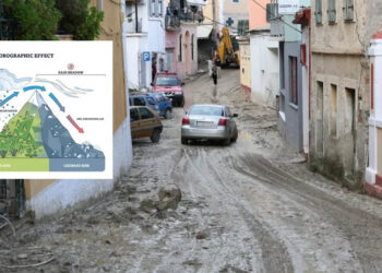 Γιατί στη βορειοδυτική Ελλάδα δεν σταματά να βρέχει -Τι είναι το Orographic effect, η εξήγηση του Τσατραφύλλια