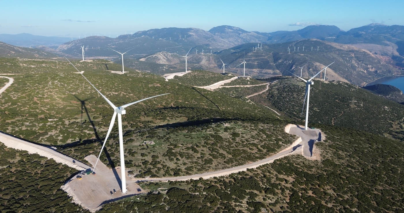 Όμιλος ΔΕΗ: Ολοκλήρωση κατασκευής αιολικού πάρκου     36 MW στη Φωκίδα