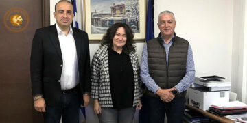 Αμύνταιο: Η αναβάθμιση της επαγγελματικής κατάρτισης, στο επίκεντρο συνάντησης του δημάρχου με τη Δ/ντρια της ΣΑΕΚ