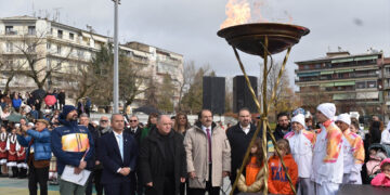 Η Φλώρινα υποδέχτηκε την Ολυμπιακή Φλόγα των XXV Χειμερινών Ολυμπιακών Αγώνων Milano Cortina 2026 (Φωτογραφίες και βίντεο)