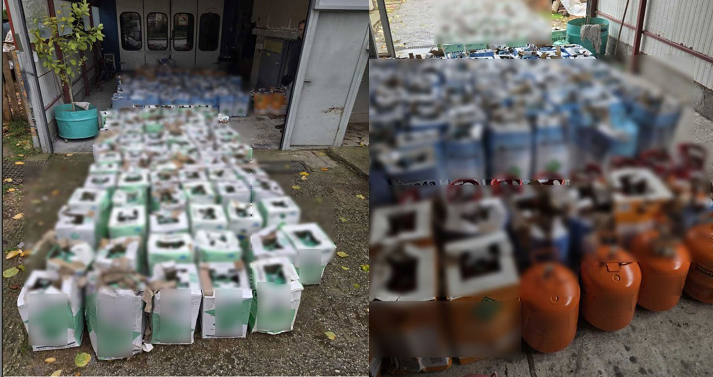 Καστοριά: Εγκληματική οργάνωση έβαζε παράνομα από την Αλβανία & διακινούσε μεγάλες ποσότητες φρέον