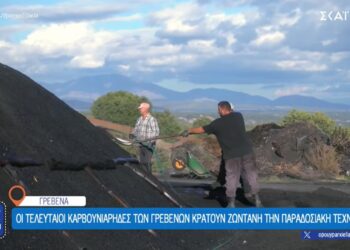 Οι τελευταίοι καρβουνιάρηδες των Γρεβενών κρατούν ζωντανή την παραδοσιακή τέχνη